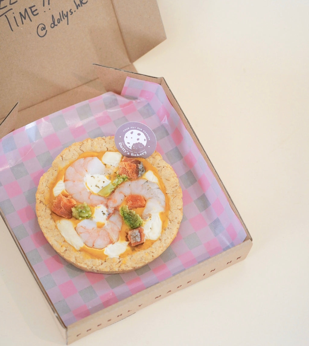 三文魚大蝦肉肉Petzza（5‘’）